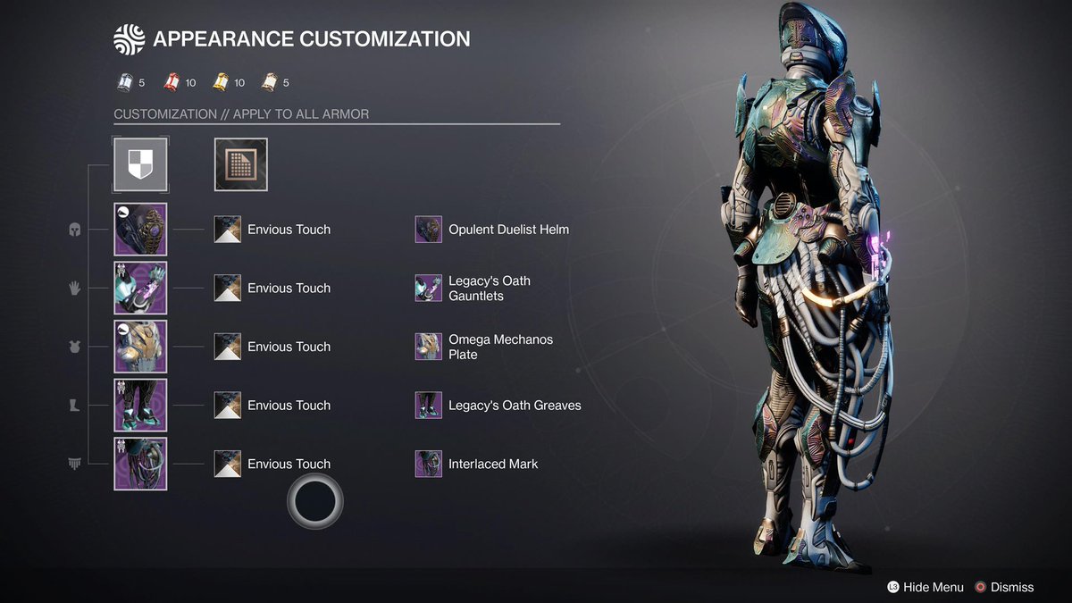 AshRoberts91's tweet photo. My Titan is a one-eyed killing machine. Corrupted by the darkness and send back through time, to conquer the light; with its envious touch. #ThreadsOfLight (#ThreadsOfDark) @DestinyTheGame https://t.co/cwOoB9sWAV