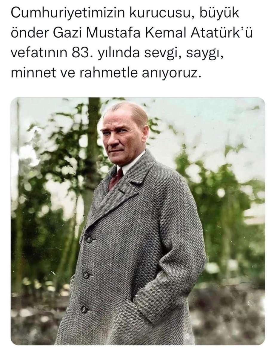 FgulesS's tweet photo. Ruhun şad, mekânın cennet olsun ATAM 🇹🇷 https://t.co/PqTapHRriv
