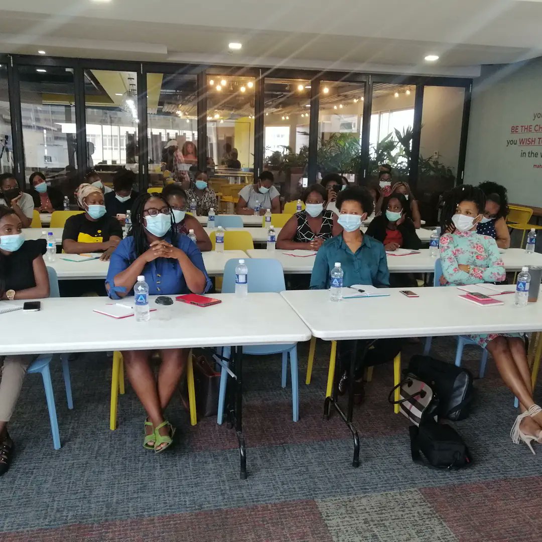 ACTinAfrica's tweet photo. Currently taking place is the Academy for Women Entrepreneurs 2021 cohort session. Today's session is led by a guest facilitator, Mr Ndou (CA), who will be taking us through Keeping Track &amp; Profiting From Your Dream.
#AWEsome #WomenEmpowerment #Womandla #AWEZimbabwe #AWEinZim https://t.co/O9GHGUPqvB