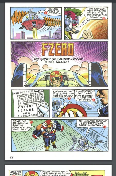 F-ZEROの取説にアメコミ風の漫画が載ってたよなあと思ったら、いま任天堂のサイトで見れるんですね
https://t.co/G4fuYJVUem 