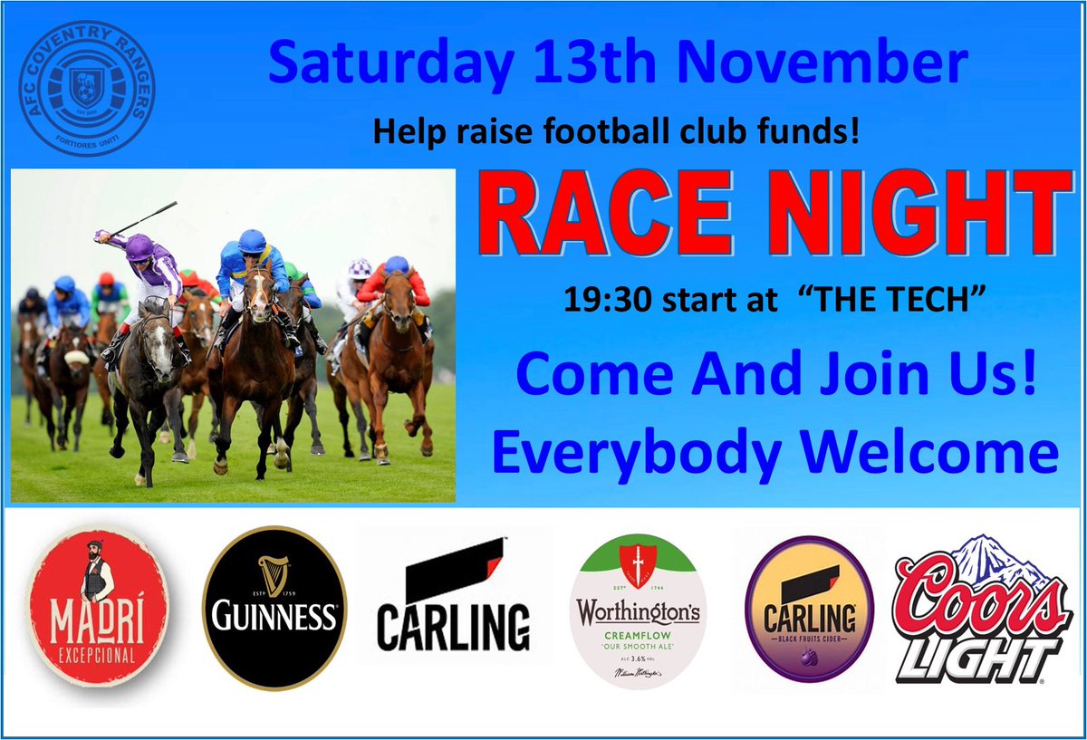 AFCCovRangers's tweet photo. This Saturday at The Cov Tech Sporting Club - everyone welcome! CV4 8DY - please feel free to retweet. #StrongerAsOne https://t.co/jG0M905OjO