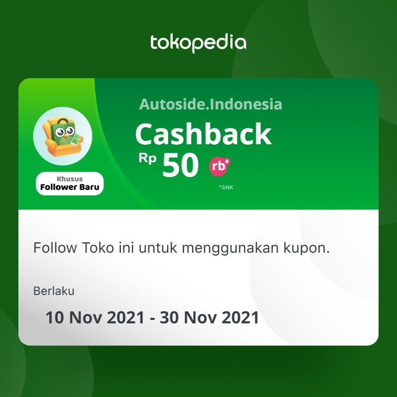 AutosideID's tweet photo. https://t.co/mxcMhJzx3Y #Tokopedia via @Tokopedia https://t.co/SLcswF38SY