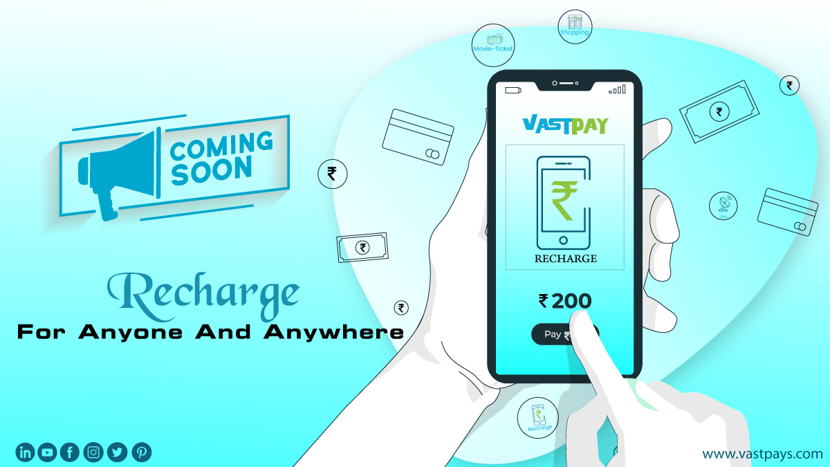pay_vast's tweet photo. Get the #recharges done simply and efficiently within a #single click from anywhere at anywhere only at #VastPay.

https://t.co/Mn3wrvC1ee

#OnePlatFormForAllPayments #ComingSoon #OnlineRecharge #MobileRecharge #Rechargeyourself #Recharged #wednesdayvibes #TvRecharge #Payment https://t.co/DmOea13BVu