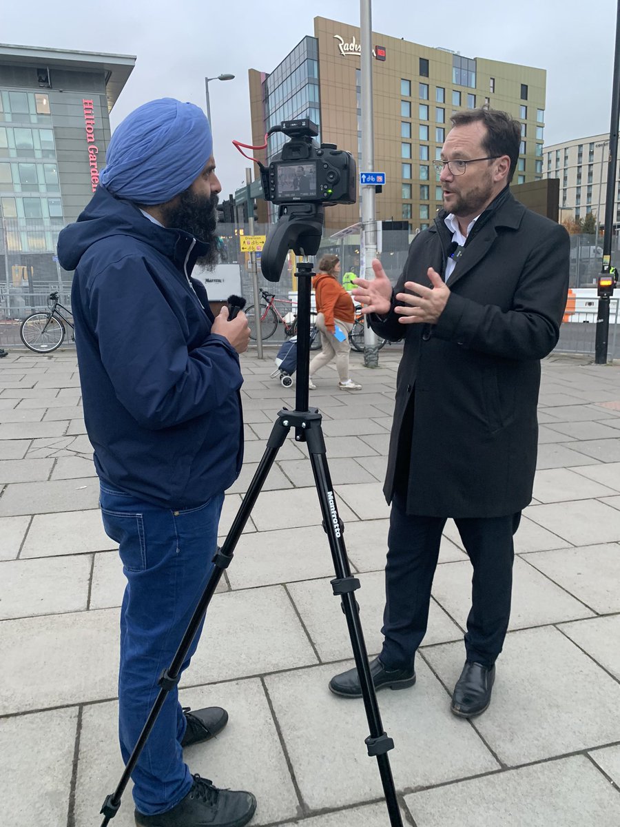 …And it’s a wrap for me at #COP26 | Before I left, I got a chance to discuss with Gurjit Singh from TEDx how we with 16.000 engineers, architects, scientists and consultants with deep insight into sustainable solutions can contribute to the #COP26 agenda.