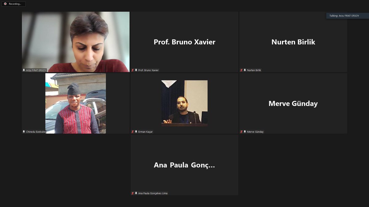 CGS_2021's tweet photo. CGS 2021 has just started the first day at 11:00 (Istanbul GMT+3).
Session 1 ‘’ Gender in Literature and Linguistics’’

#domesticviolence #socialidentities #marginalization #gender https://t.co/hsIcSBm64b