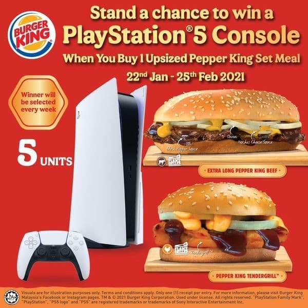 FoodSpeed315's tweet photo. Now that is the best way for customers to take part in a competition to win a rare prize, Burger King. Should Food Speed make a competition like this, though? The PS5 is a very clean example for a prize. 

#FoodSpeed 
#competition https://t.co/E1syHkjqaE