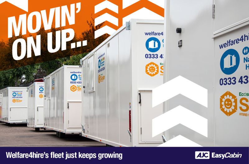 More Exciting news!
Further to the takeover of one of our great customers, Welfare 4 Hire Ltd, by AER RENTS LIMITED, we have received an order for 100 Ecosmart Solar mobile welfare units to help with the opening of their new North West location on 3rd January 2022.
