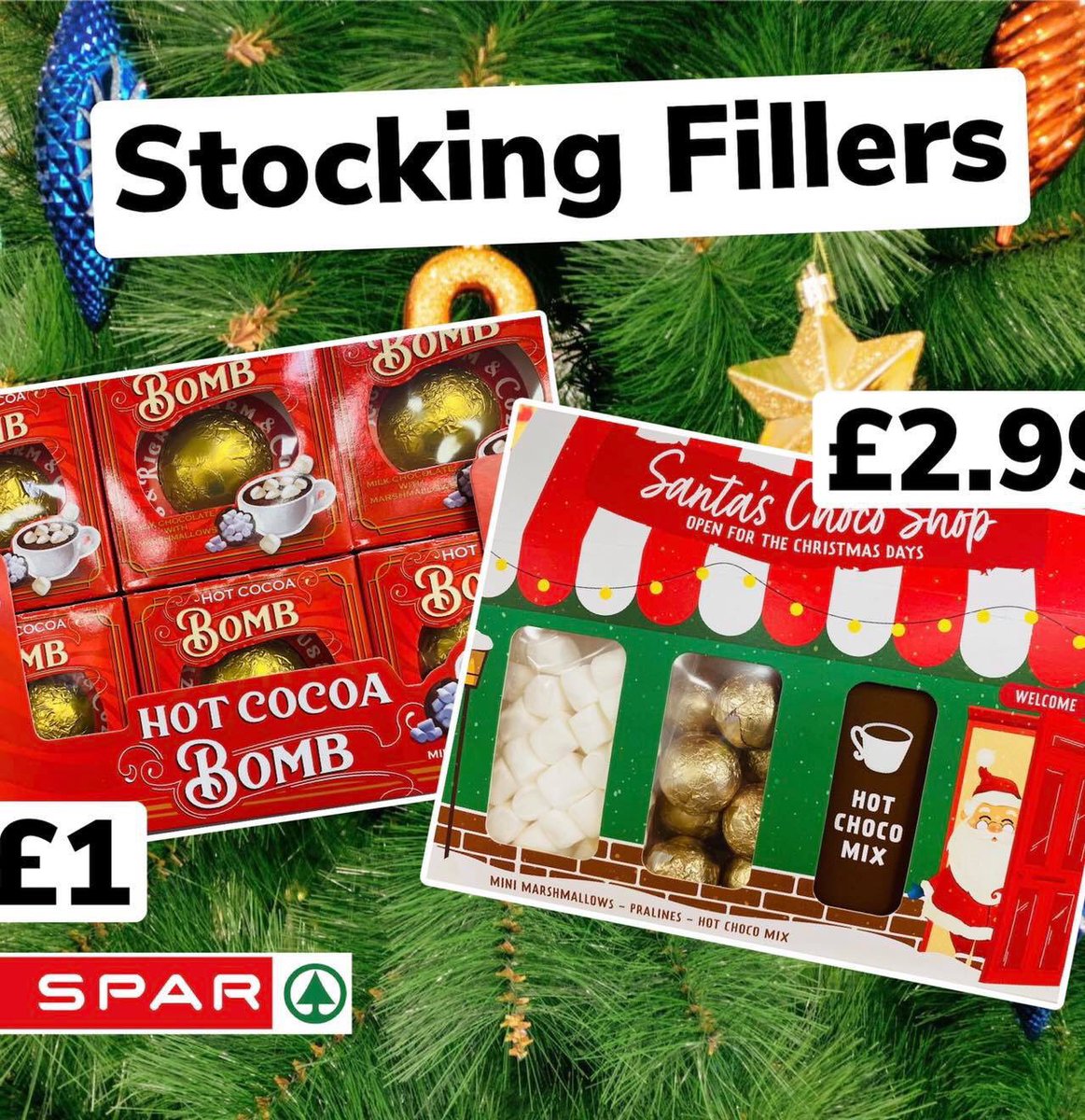 spar_ossy's tweet photo. 🎁Ideas for Christmas!🎁
We have some fantastic Christmas gift ideas at amazing prices in store! 😲😲
Be like our very own Claire and take advantage of these fabulous deals!!💁🏻♀️🎁
*Products subject to availability*
#sparossyspecials
#sparossy
#spar
#oswaldtwistle
#spardsap https://t.co/S39wv4CGGP