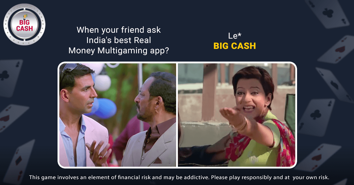 BigCash_Live's tweet photo. Play and Earn on India's best Real Money Multigaming app #BigCash.
Download the App:- https://t.co/AcdTsUS1x3
.
.
.
.
.
#playfromhome #earnfromhome #onlinegames #fantasysports #cricket #fruitchop #money #Mobilegaming #Indiangamer https://t.co/yEvYwFywfH