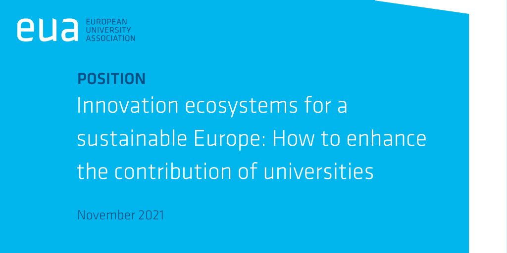 Kamila_Kozirog's tweet photo. Today, we will be presenting our recommendations on  how to enhance the contribution of universities to  innovation ecosystems. Looking forward to @GabrielMariya's keynote &amp; panel discussion.
Event 📽️ https://t.co/qPwaE467Vo
Position 👉 https://t.co/iH8cPqJMBL 
#EUAInnovation https://t.co/MOChUgdRkm