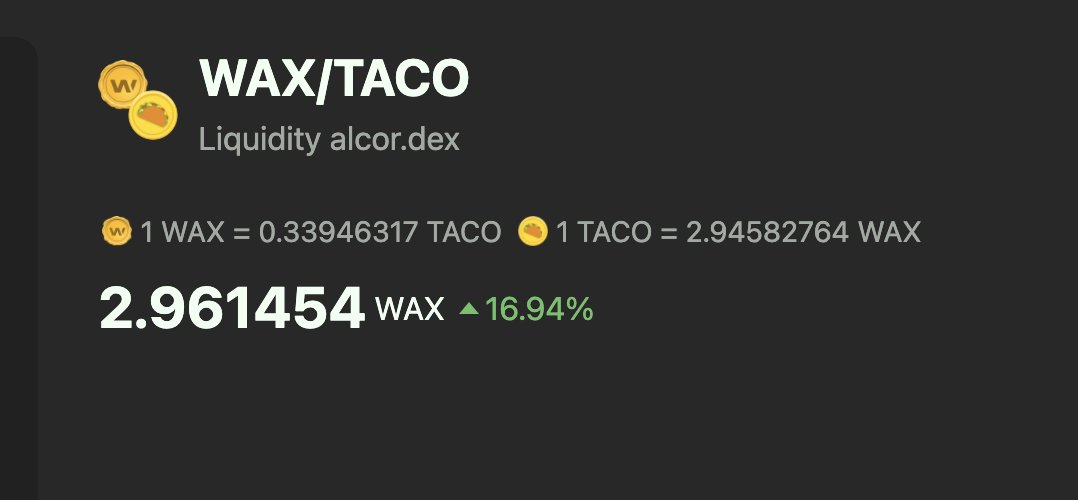 tacostudios_io's tweet photo. Who wants Taco to 3 Wax? 🌶️

#ToTheMoon https://t.co/EzHv1Erocq