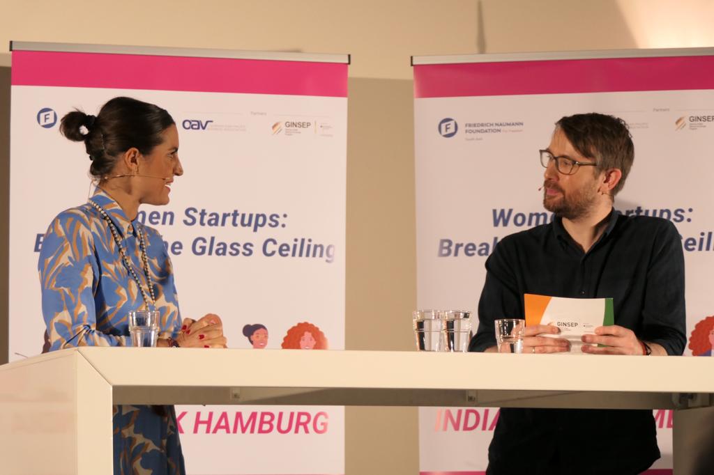 IndiainHamburg's tweet photo. “Women Startups: Breaking the Glass Ceiling” (9th November 2021)

@MEAIndia @eoiberlin @iccr_hq @AmritMahotsav 

#AzaadiKaAmritMahotsav #IndiaAt75 #indiafocus #indiaweekhamburg #Hamburg https://t.co/7LNWcMcrp6
