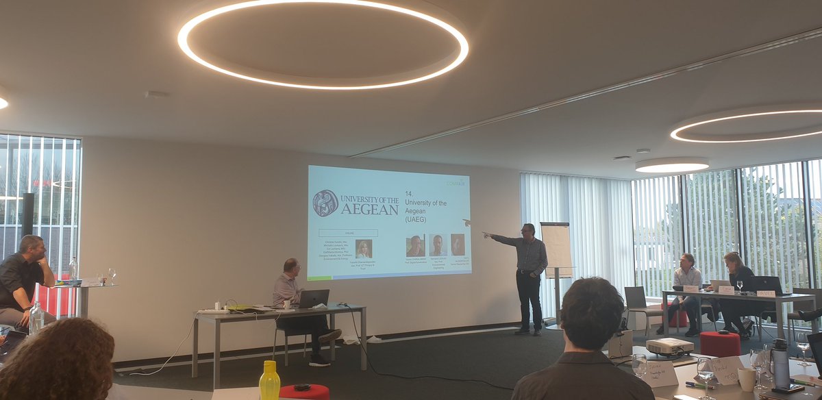 xalexopoulos's tweet photo. A new project began #greendeal #H2020 #compair_eu #UAEGEAN in #Belgium for the kick-off and first collaborative workshops @yannisc @DFLekkas @vdiamant https://t.co/r540B6hIKm