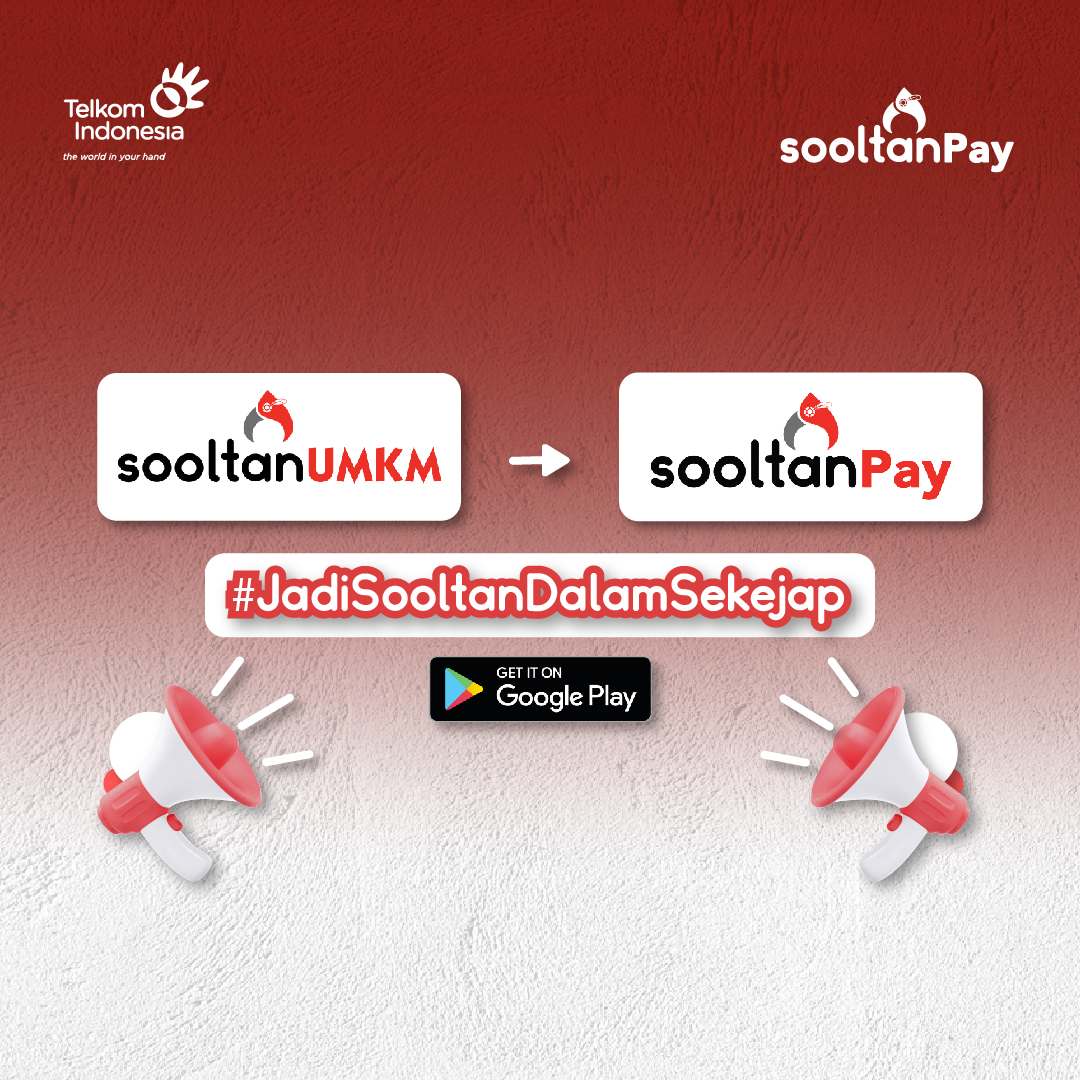 sooltanpay's tweet photo. Pengusaha Sooltan,sudah tau belum SooltanUMKM melakukan rebranding &amp; berganti nama menjadi SooltanPay?

SooltanPay kini hadir dengan fitur pembayaran digital, produk toko, top up &amp; tagihan sebagai solusi yang efektif &amp; juga efisien untuk UMKM. Ayo bersiap #JadiSooltandalamsekejap https://t.co/lQwOWkIHH9