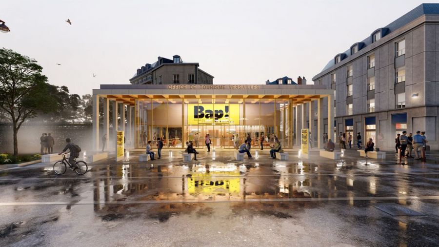 actu_archi_live's tweet photo. Versailles se dote d'un nouvel office de tourisme pour 2024, imaginé par l'architecte Philippe Chiambaretta - cc : @PcaStream
=> https://t.co/CvPsv3slpu https://t.co/GiDSBeqbDO