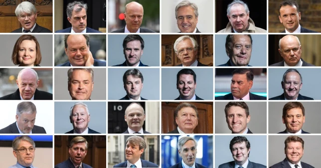 Patrici89225734's tweet photo. These are 30 Conservative MP's who earn up to Β£400,000 each on 2nd Jobs as well as the Β£82,000 we pay them https://t.co/eTZEVx1Xqa