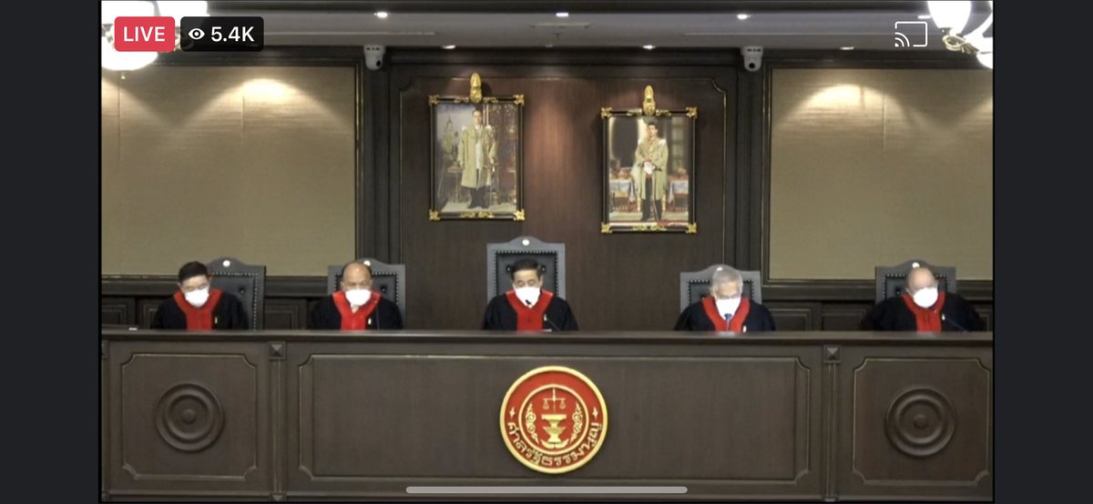 JCharoensiri's tweet photo. #Thailand Constitutional Court ruled that protests &amp; demands on monarchy reforms are unconstitutional, acts to overthrow the constitutional monarchy and prohibit the protesters &amp; their network from doing same conducts in the future. Appalled! Ruling to be ruled under absolutism! https://t.co/w7Ayi085Jn