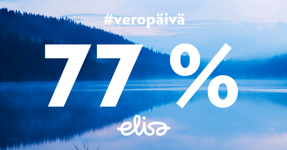 ElisaOyj's tweet photo. Kestävä tulevaisuus rakennetaan kestävällä taloudella. Suomessa olemme 3. suurin yhteisöveronmaksaja ja osuutemme teleoperaattoreiden veroista on 77 %. Yhteisöveromme jakautuu 37 kuntaan. #Veropäivä https://t.co/YvOTuB78YC
