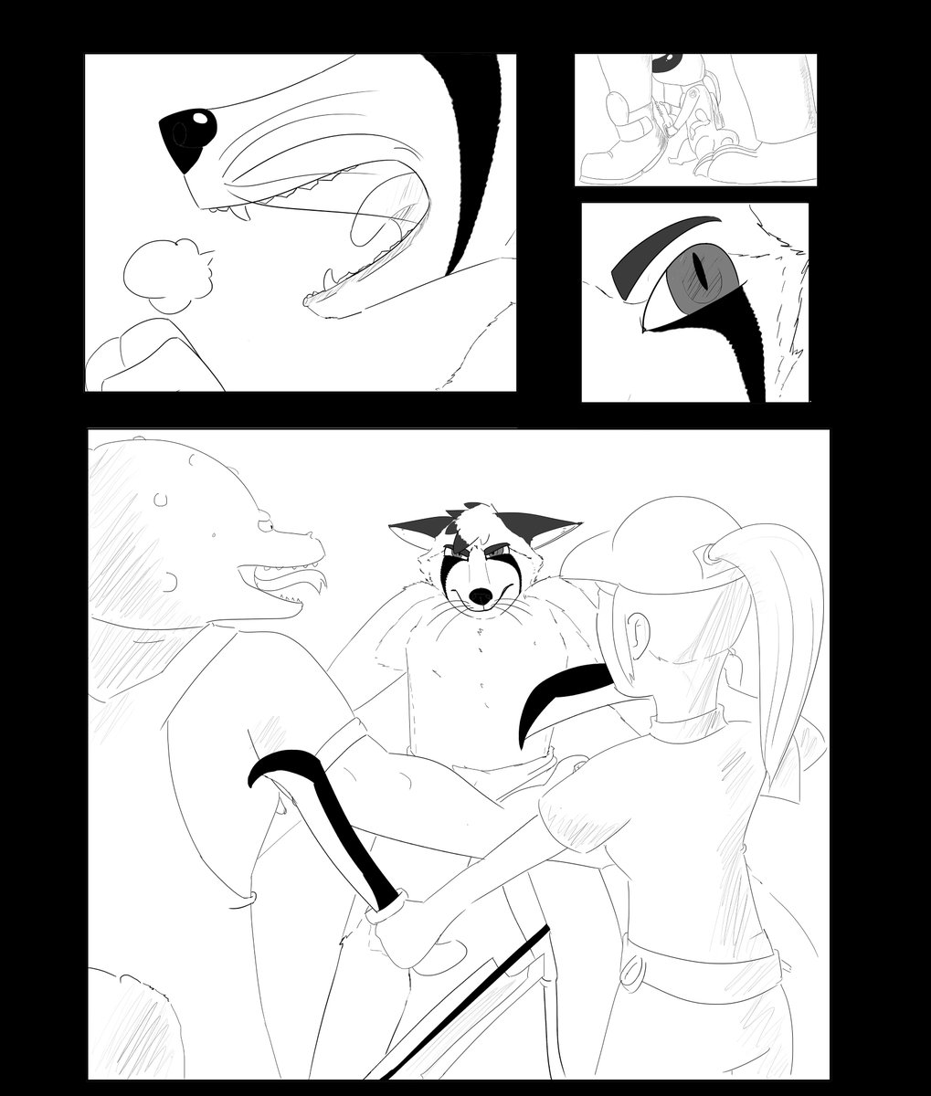 sapo_dioh's tweet photo. Ahora es el turno de @m_huua
M'sheireus parece estar en un apuro #comic #digitalart #multicharacter #furry #violence https://t.co/YpeTdmgVhO