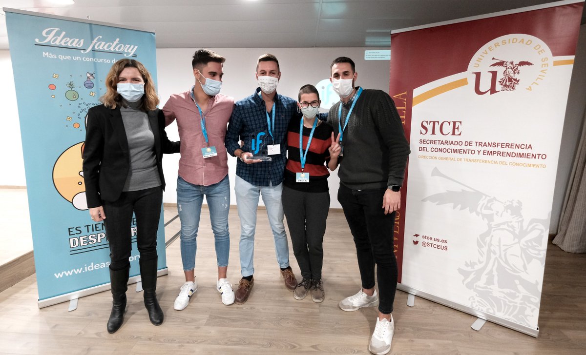 unisevilla's tweet photo. 💡El diseño de un dispositivo para detectar la arterial medial en la muñeca se alza con el primer premio en el concurso @ideasfactory_es
➡ https://t.co/MS8EqxO7nG
¡Enhorabuena, equipo! #SevillaIF #USemprende https://t.co/BUdzZdAkEm