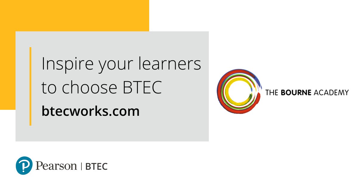 BourneAcademy's tweet photo. This past July, we were presented with the BTEC Award for School of the Year! Join us in educating learners on the benefits of a BTEC qualification and the courses available.
Learn more 👉 https://t.co/vD0JBLU6Sv
#BTECWorks #teachBTEC #BTEC @teachBTEC https://t.co/L5U1sMXknZ