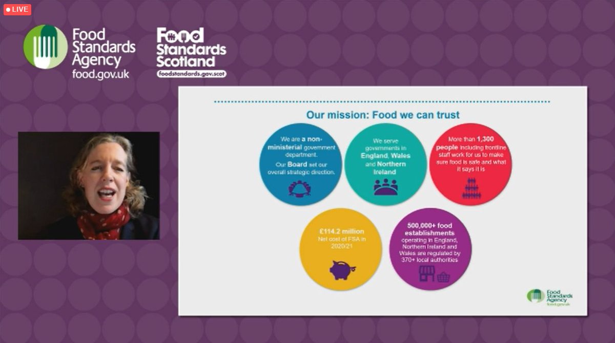 Today we join with <a href="/FSScot/">Food Standards Scotland</a> to host the Global Conference for Food Safety Regulation and Sustainability.

In the spirit of #COP26, we’re bringing together people from across the food system to discuss how we respond to the challenges we face.