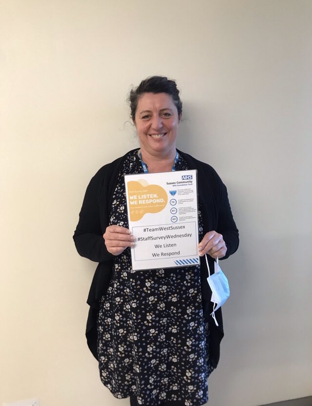 holliejp's tweet photo. Meet one of our many fabulous #TeamWestSussex CSM’s  @may_car_art who will be speaking to her teams on #StaffSurveyWednesday and promoting the importance of enabling teams to #HaveTheirSay so that we can continue to drive improvements. https://t.co/heew4b7Iur