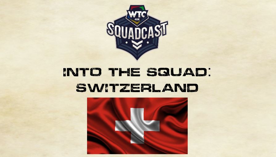 For the next episode of WTC Squadcast: Into the Squad; we have the new Switzerland captain "Big Fred" as a guest. 

It is an oppurtunity if you want to learn about a 40k community that is played in three different languages in just one country.

youtu.be/iGLeV7Prtlw

#wtc40k