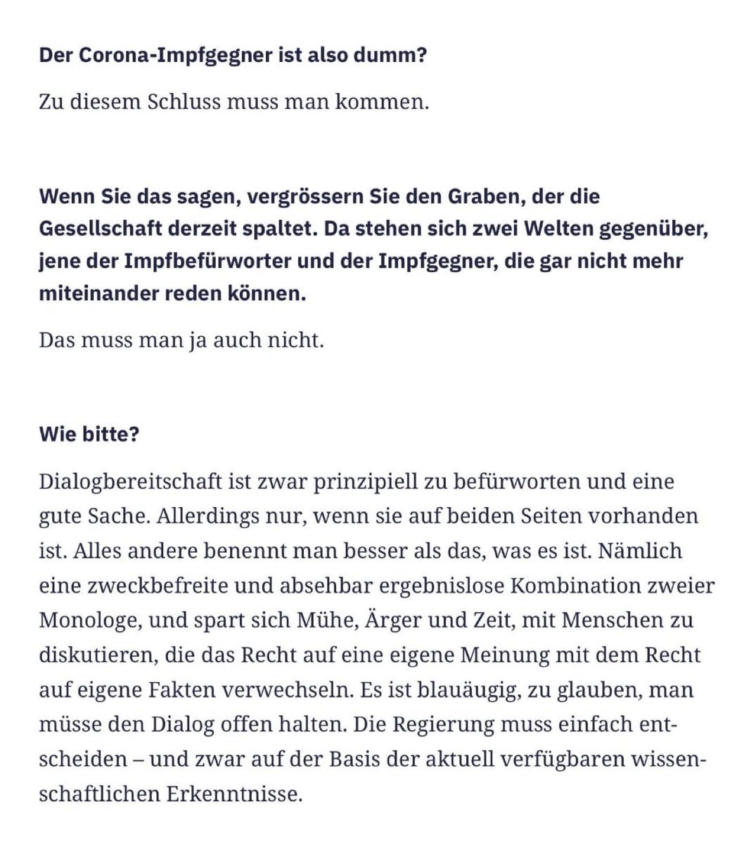 Armin Wolf (@arminwolf) on Twitter photo Psychiaterin Heidi Kastner, die ein neues Buch über Dummheit geschrieben hat, nimmt keine Gefangenen:
(Quelle: tagesanzeiger.ch/dummheit-hat-h…, via <a href="/jardinduvin/">jardinduvin (@jardinduvin.bsky.social)</a>) Psychiaterin Heidi Kastner, die ein neues Buch über Dummheit geschrieben hat, nimmt keine Gefangenen:
(Quelle: tagesanzeiger.ch/dummheit-hat-h…, via <a href="/jardinduvin/">jardinduvin (@jardinduvin.bsky.social)</a>)