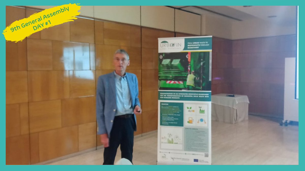 urbiofin's tweet photo. 👉José Zapata @urbaser_ and 👉Frits de Wolf @WUR  giving details on WP3⃣ on the Conversion of OFMSW to VFAs for the production of PHA

@ainiatecnologia @UVa_es @Novozymes @CIEMAT_OPI @NaturePlast @NATRUE @CSIC @iris_rd @Leygatech1 @ETAM_SA
#URBIOFIN #BBI2020 #Bioeconomy #SaveFood https://t.co/Vfk0DkzIvL