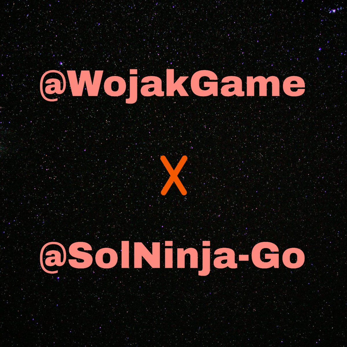 Solninja_go's tweet photo. 1 X SNG! To celebration our launch for mint, we have teamed up with @WojakGame to give away 1X SolNinja-go NFT! TO WIN; 
1-Follow @WojakGame and @Solninja_go 
2-Like and RT
3-Drop a wojak meme line below in the comments
ENDS IN 24HRS
#NFT #nftcollector #Metaverse #Solana #Airdrop https://t.co/LGaZkzGNYi