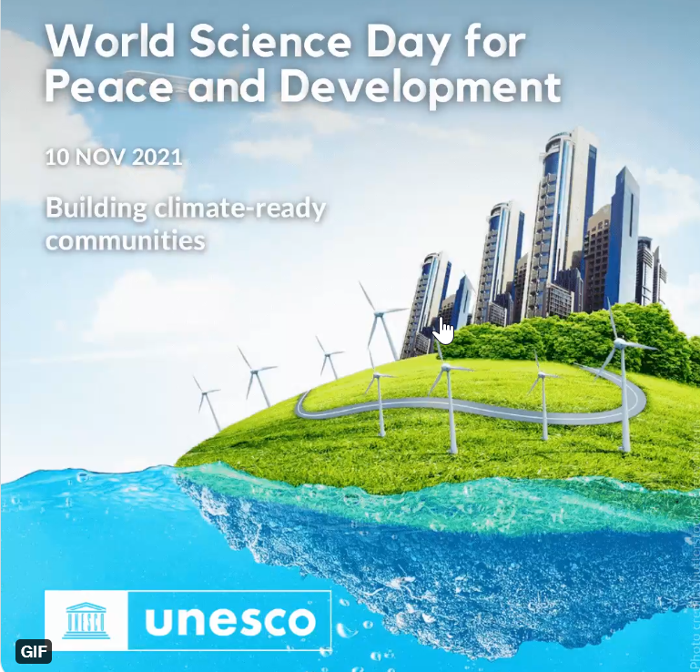 GeneMAPOfficial's tweet photo. Today is #WorldScienceDay for Peace & Development. 2021 Theme: Building climate-ready communities. #WorldScience Day for Peace & Development highlights the important role of science in society & the need to engage the wider public in debates on emerging scientific issues. @UNESCO https://t.co/w89ubyRz66