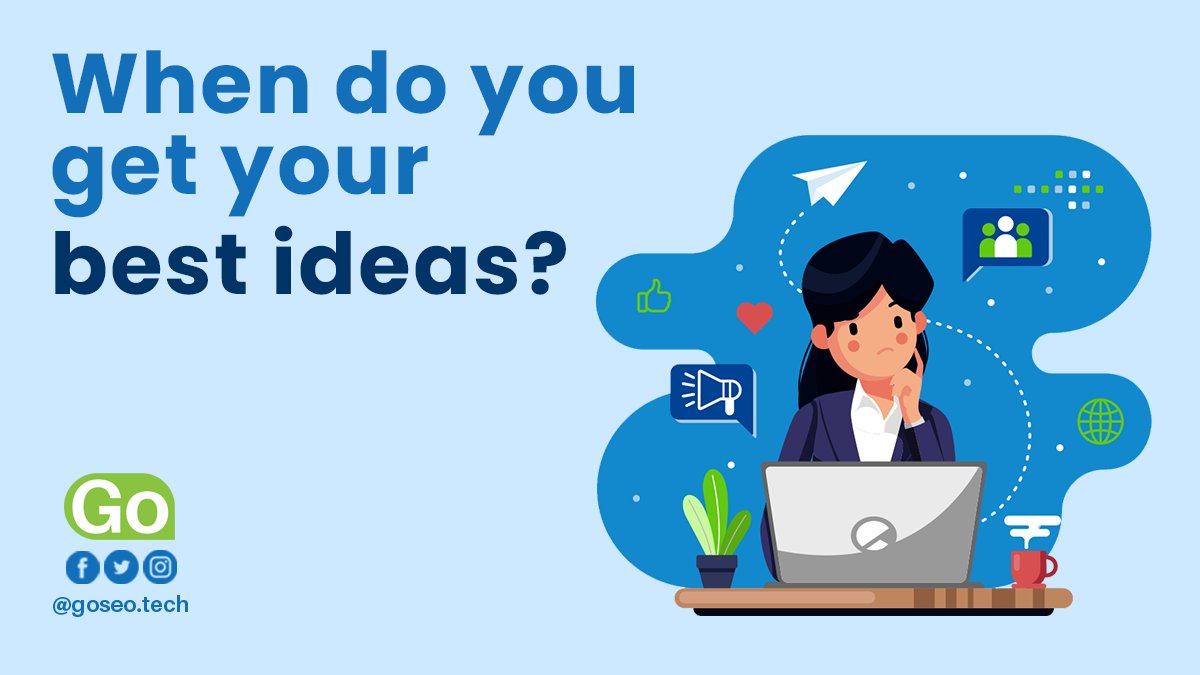 goseo_tech's tweet photo. Are you a morning person? Are you a night owl?
Do you get your creative juice flowing first thing in the morning or late at night?
Tell us in the comments your thoughts about this.
πππ
#GoSEO #GoDigital #productivity #CreativeMinds #creative https://t.co/bOCMiwGV00