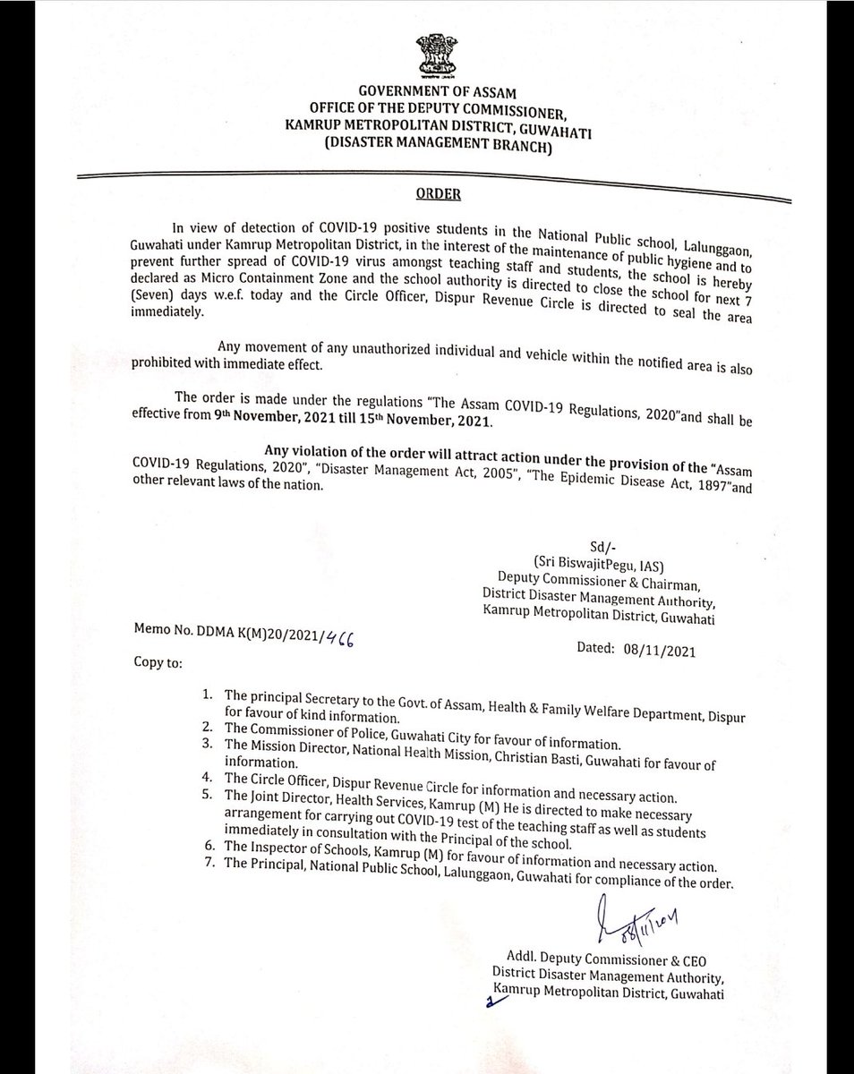 UrHimanshuBorah's tweet photo. Today me along with few students submitted a joint reprentation a NE regional office of @cbseindia29 in GHY,Assam solicitating for hybrid mode of exams. It's my meek plea to
#MakeTerm1Hybrid. Due to hike in COVID cases, some schools have been declared as containment zone. https://t.co/LxDIxJwqUx
