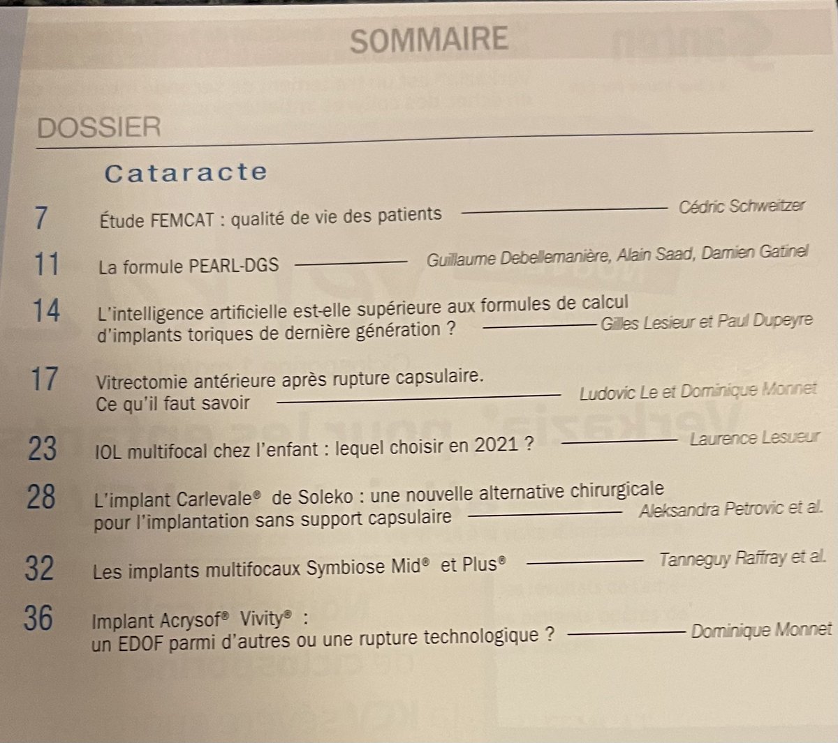 DrLELudovic's tweet photo. Chers amis, 
Chers collègues,

Voici notre article dans réflexions Ophtalmologiques sur la gestion de la rupture capsulaire lors de l’opération de la cataracte. 
Avec le Pr Dominique MONNET 
Ensemble apportons le meilleur soin possible à nos patients.Fondation Rothschild https://t.co/4wPifkaftC