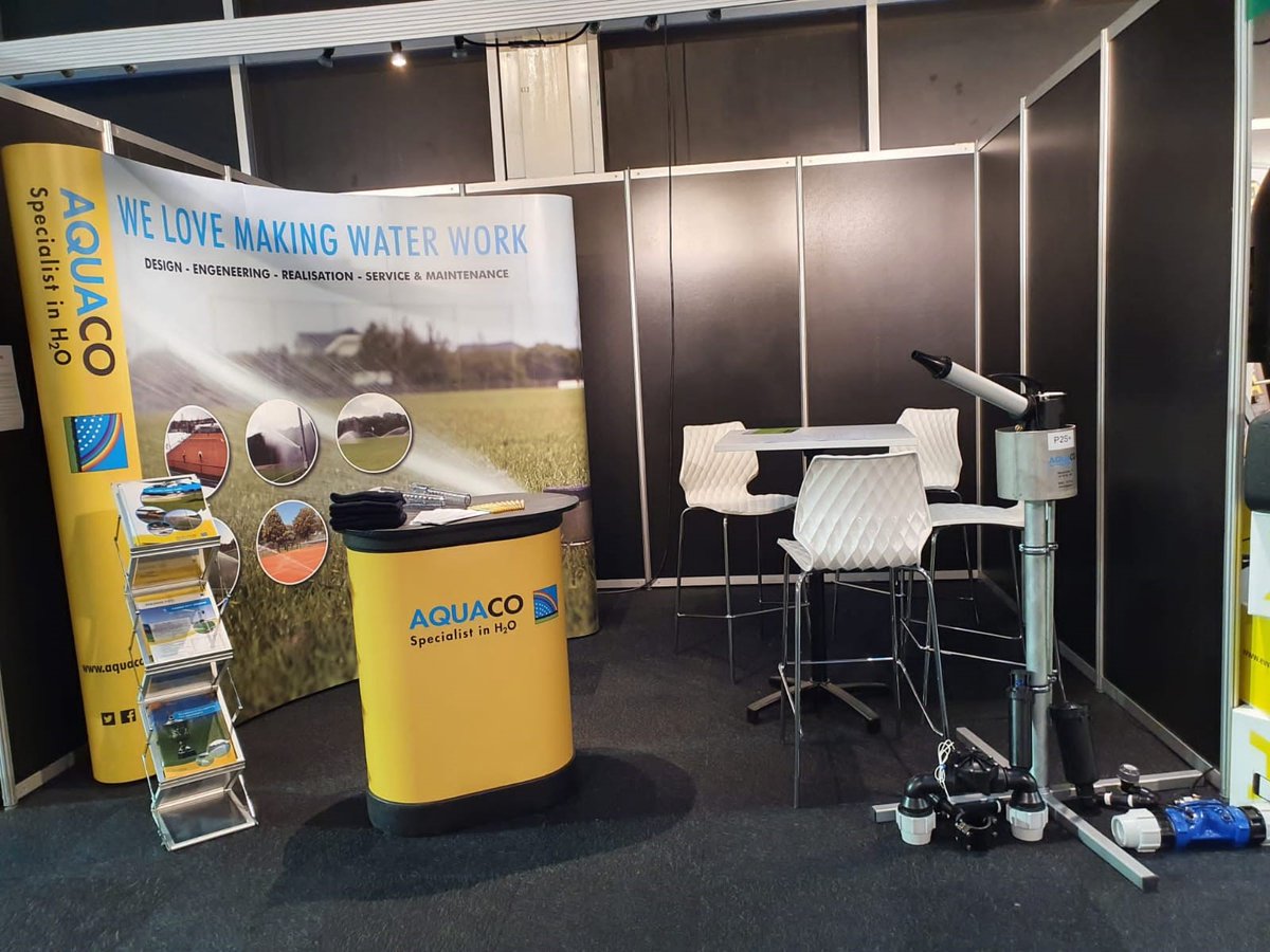 We zijn van start! Bezoek Aquaco vandaag op de Nationale Sportvakbeurs in Gorinchem, stand 133.
