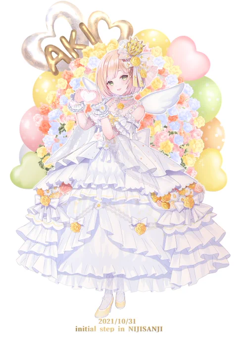2021.10.31【initial step in NIJISANJI】
✨🌼for aki suzuya🌼✨
 #アキくんちゃんアート 