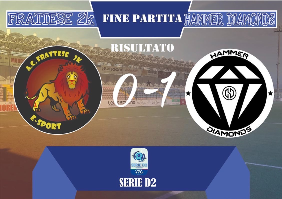 Frattese2k's tweet photo. ⚽️FULL TIME⚽️
🗓 9/11/21

🕥 START: 22:40
🆚 @hammer_diamonds 
🏆 @VPG_Italy-#serieD2 
❌ 0-1

🕥START: 23:00
🆚 @Gawards_eSports 
🏆 @VPG_Italy-#serieD2 
✅ 2-1 https://t.co/ctvEvj1WO3