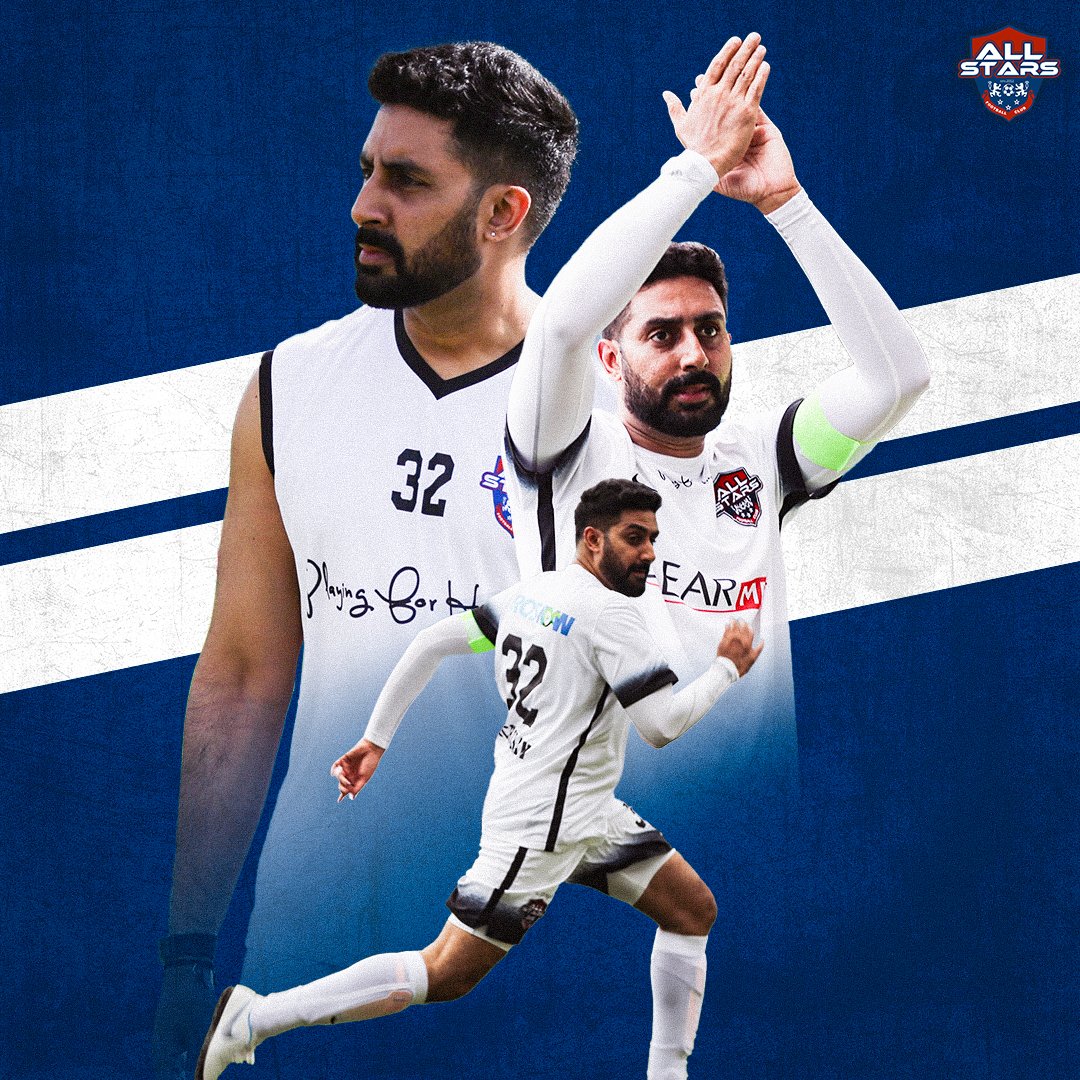 AllstarsFC_PFH's tweet photo. Ready for some on field action💪⚽
#FootballMotivation #WorkHard #ASFC #PlayingForHumanity #StaySafeAndMaskUp
@juniorbachchan #AllStarsFootballClub #AbhishekBachchan #Captain https://t.co/2h9U2Ir248