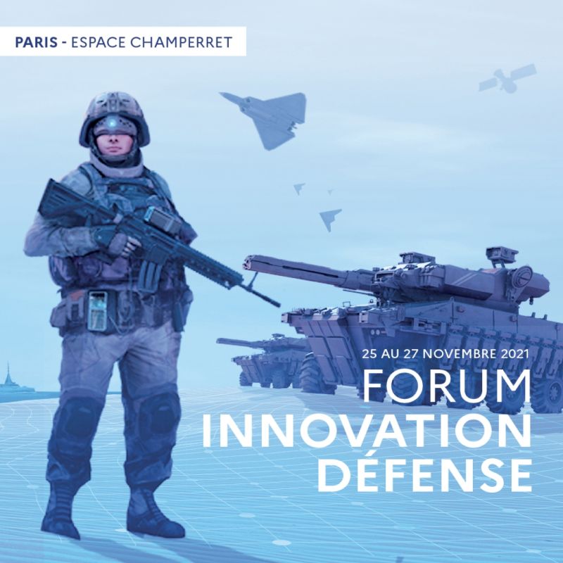 [Save the Date]
Le Forum #Innovation Défense 2021 se déroule du 25 au 27 novembre prochain à Paris. Un événement <a href="/Agence_ID/">Agence Innovation Défense</a> à ne pas rater ! #FID2021 #NotreDéfense
Plus d’infos en ligne ➡️defense.gouv.fr/aid/actualites…