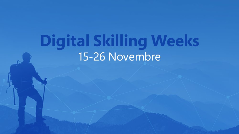 microsoftitalia's tweet photo. Microsoft Digital #Skilling Weeks: due settimane di training e workshop digitali organizzati con i nostri partner per aggiornare e riqualificare le competenze digitali e approfondire l’utilizzo di soluzioni Microsoft 📚

➡️ Scopri il programma qui: https://t.co/88wDfOaMFD https://t.co/HnL0p9t7Kz