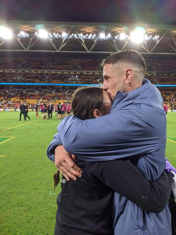 12 months ago was asked to look after the ball kids for the <a href="/AllBlacks/">All Blacks</a>  <a href="/wallabies/">Wallabies</a>. 
Got to choose the kids.
Chose kids whose experience would have far reaching effects.
Chose this wee girl because her favourite uncle was playing. She hadn't seen him for a couple of COVID years.