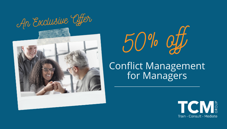 TheTCMGroup's tweet photo. Over half of us prefer the hybrid working model. Despite this, workplace #conflict seems to have risen by over 20% during the pandemic. 📈

Secure 50% off our upcoming Conflict Management for #Managers course when using the code 𝗡𝗢𝗩𝗘𝗠𝗕𝗘𝗥𝟱𝟬

https://t.co/EFL8OJ0P3w https://t.co/eyPyUsqQUO