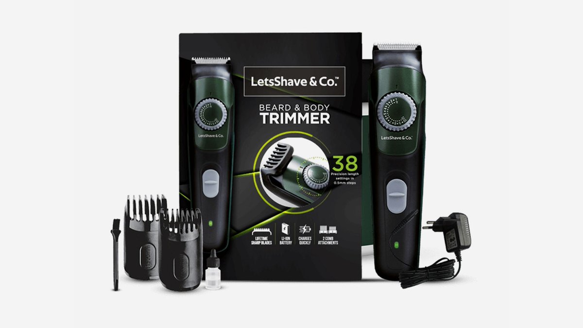 LetsShave Beard, Body & Head Trimmer Set 

at Rs.999 💥 

🌟 Apply Code : MXP500

Link: bit.ly/3o276oR

👉🏽 Amazon Price: Rs.1,349