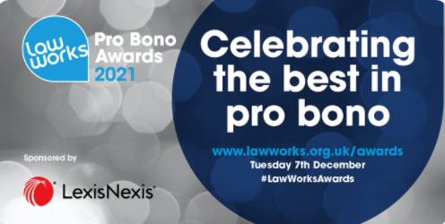 Here in the Clinics Teams, we're thrilled to be shortlisted for Best Contribution by a Pro Bono Clinic in @LawWorks 2021 Annual LawWorks Pro Bono Awards.  #probono 
ow.ly/pnRs50GK7yg