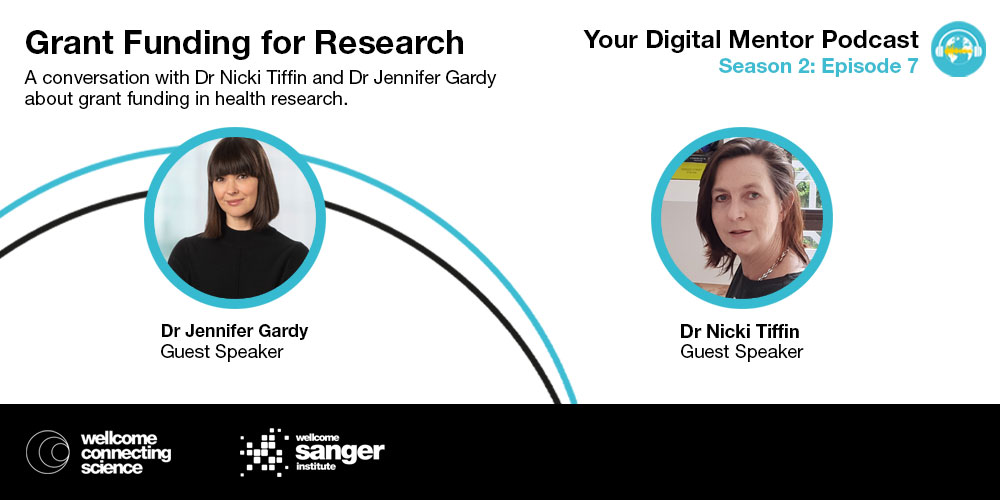 📢Our latest episode is out, and it's a really valuable one! 

Dr Nicki Tiffin & Dr Jennifer Gardy discuss key skills for successful grant funding in health research, and the impact of funding opportunities on their careers. 

🎧 bit.ly/3BW3z0c 
#GrantFunding #GrantTips