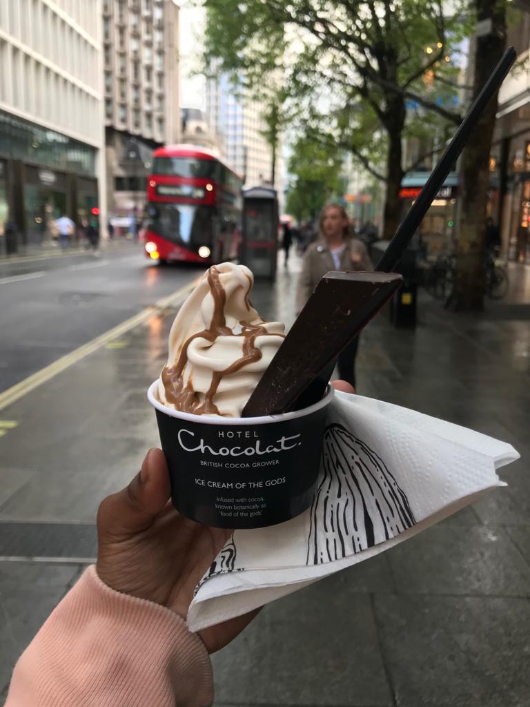 tan_orlo's tweet photo. @HotelChocolat 
People who tell you it's too cold to eat ice cream is the kind of negativity you don't need in your life. 

P.S. Want a FREE social consultation for making my morning? 

@HelloOrlo https://t.co/1AUWESBwgq