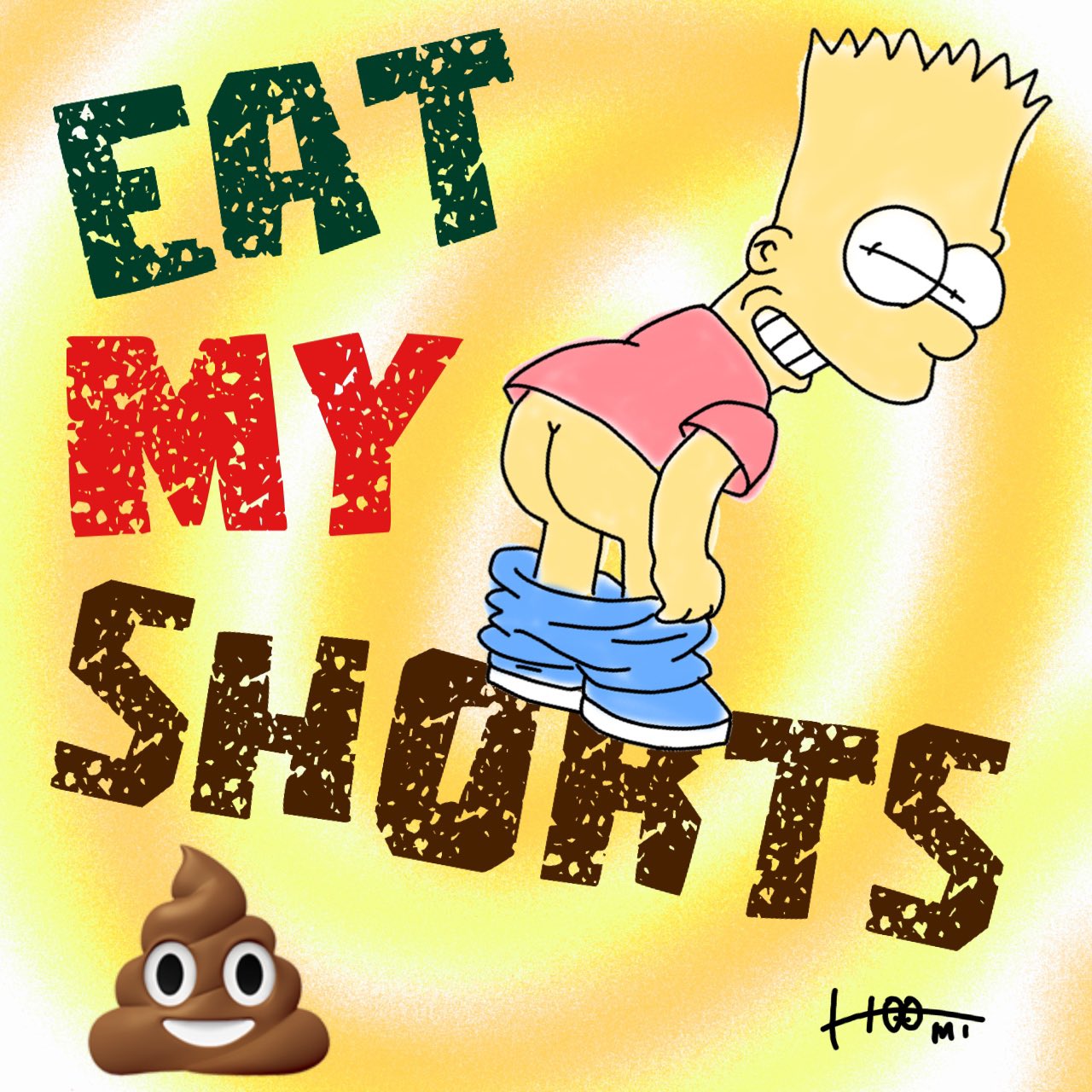 ほー シンプソンズ バート バートシンプソン Thesimpsons Simpsons イラスト Illust イラストレーション Illustration アメキャラ 海外アニメ アニメ Anime Animation Iphone 手描き 指描き 落書き 絵描き 絵描きさんと繋がりたい