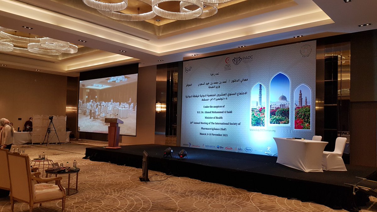 ISoP2021Oman's tweet photo. From the final and 3rd day of the 20th Annual Meeting of the International Society of Pharmacovigillance ISoP at Muscat, Oman.

More speakers and exceptional presentations...

@ISoPonline @WHO @OmaniMOH 
#isop2021oman https://t.co/9klhgCKnAg