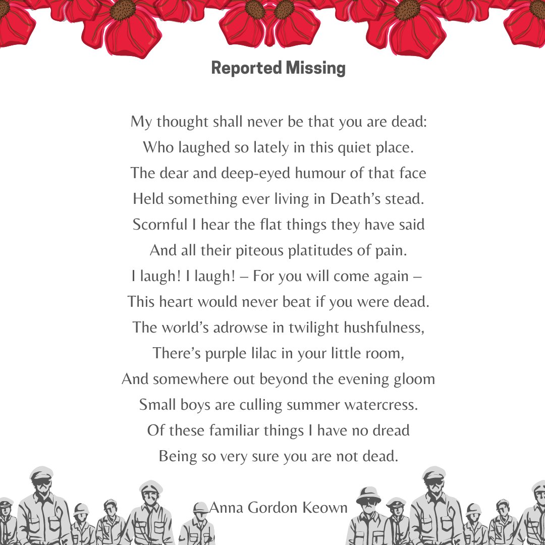 TreshamLRC's tweet photo. Another beautiful poem for #armisticeday 

#armisticeday2021
#RemembranceDay https://t.co/MgvNwI5DJB